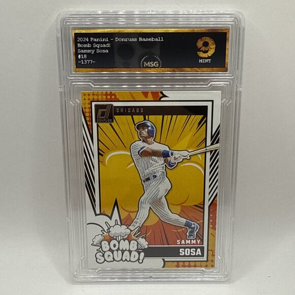 Sammy Sosa 2024 Donruss Baseball Bomb Squad Chicago Cubs Collectible - Picture 1 of 2